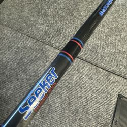 Seeker Black Steel Clean Fishing Rod. 