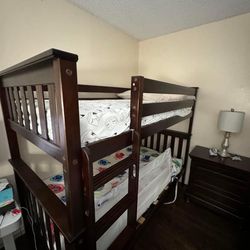 FREE - Twin Over Twin Bunk Bed Frame 