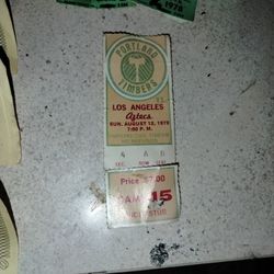 Timbers Ticket Stubs 