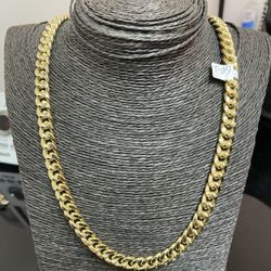 10k Gold Miami Cuban Chain, 26 Inch, 9 Mm For A Good Price!!