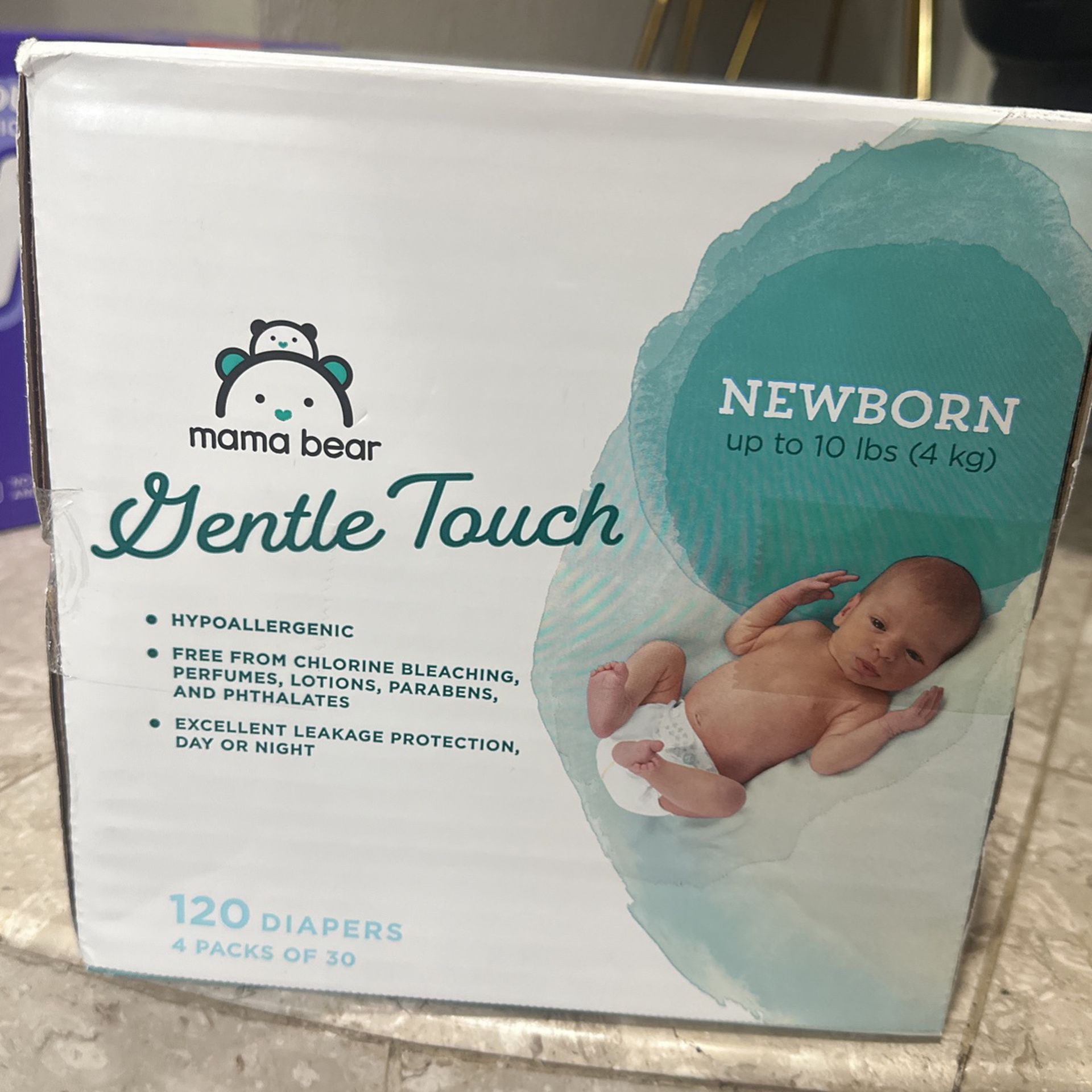 Gentle Touch Diapers 120 Count (newborn)