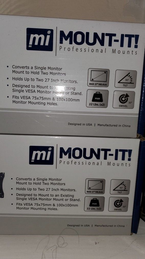 Duel Monitor Brackets 