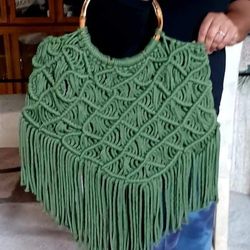 Macrame purse