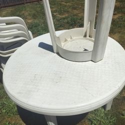 Patio Deck Set Table And Chairs 