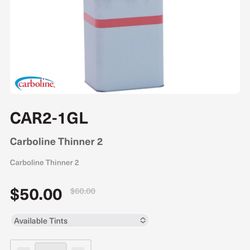 Paint Thinner Carboline Thinner #2 (Paint Thinner)