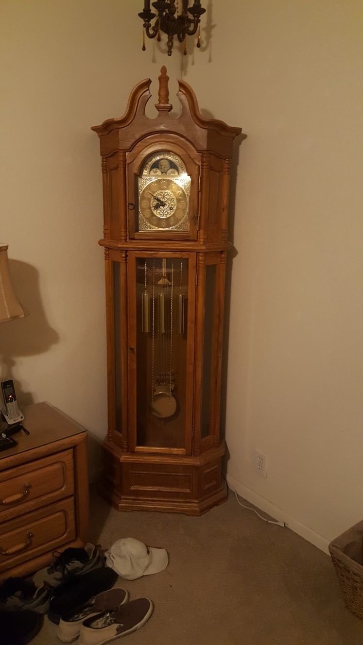 Corner Grandfather clock