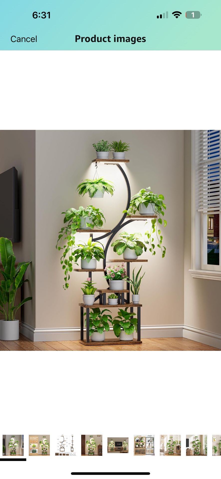 Plant Stand With Led 