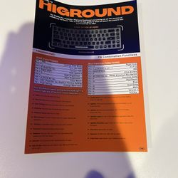 High Ground Gaming Key Board