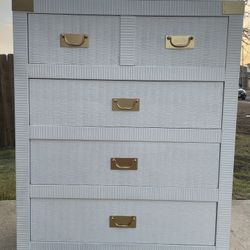 Beautiful Hollywood Rengency Tall Dresser 36x18x45