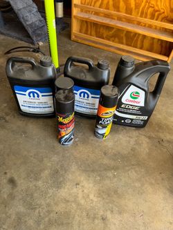 Jeep jk jku Castrol edge 5w-20 oil and mopar 50/50 antifreeze coolant