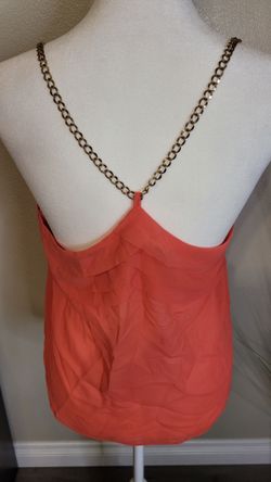 Coral Blouse Size Large