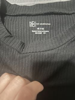 black “dress” shirt.