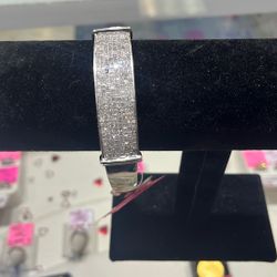 14k White Gold Bracelet 