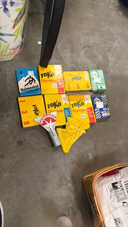 Lot of ski wax by Toko
