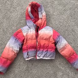 Kid’s Size 6/7 Winter Jacket With Glove Snaps