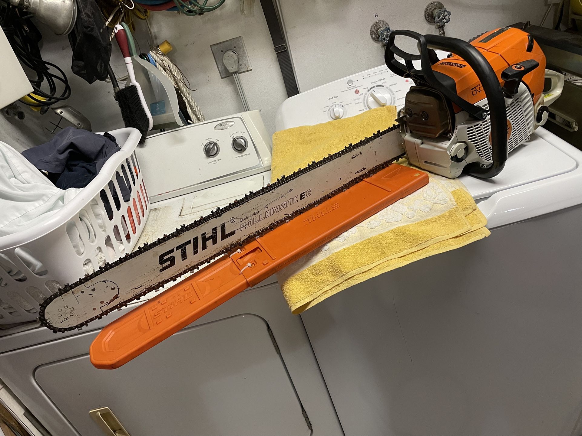 large stihl Chainsaw MS 441C runs great blade could use a sharpening ...