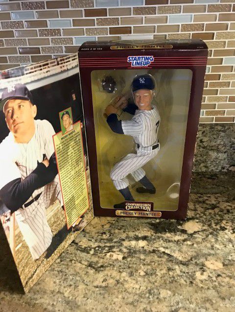 Mickey Mantle New York Yankees Starting Lineup Large baseball collectible sports action figure new in box