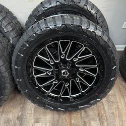 NEW 20x9 TIS wheels wheels +00 offset. Wrapped in 31x11.50r20 RBP tires