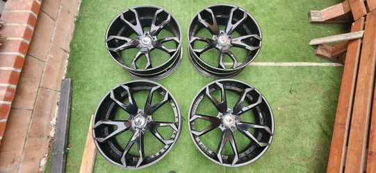 24 inch forgiato A2.19 5x127 aka 5x5 rims wheels rines jeep chevy etc