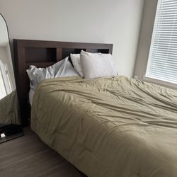 Queen Bed frame & Mattress