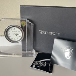 GORGEOUS Brand New Waterford Clock