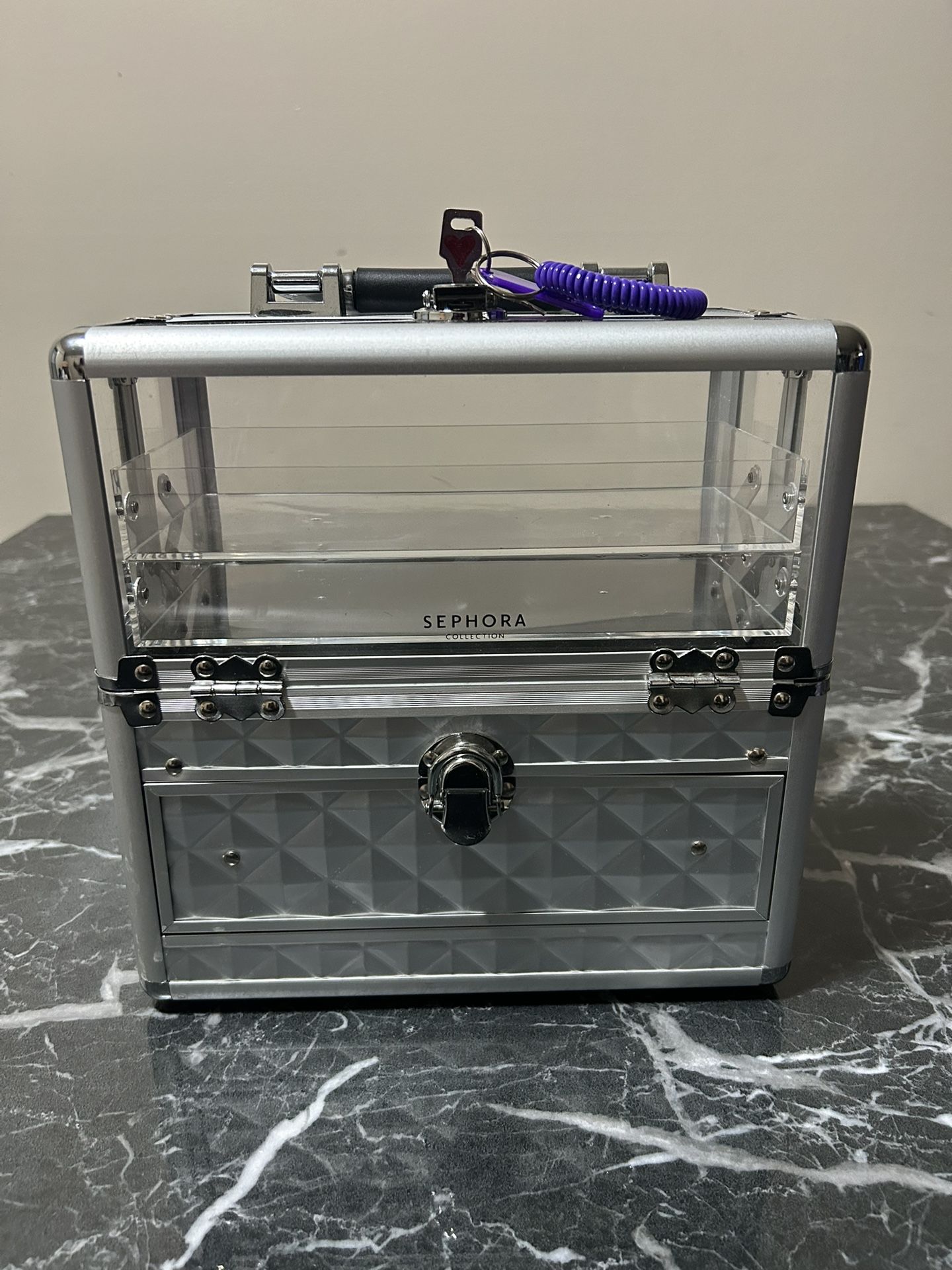 Sephora Travel Makeup Case w/ 🔑 🔑
