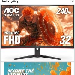 Aog 32 Inch 244hz Monitors