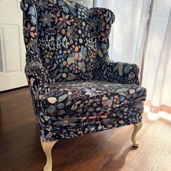 Wingback Chair With Slipcover