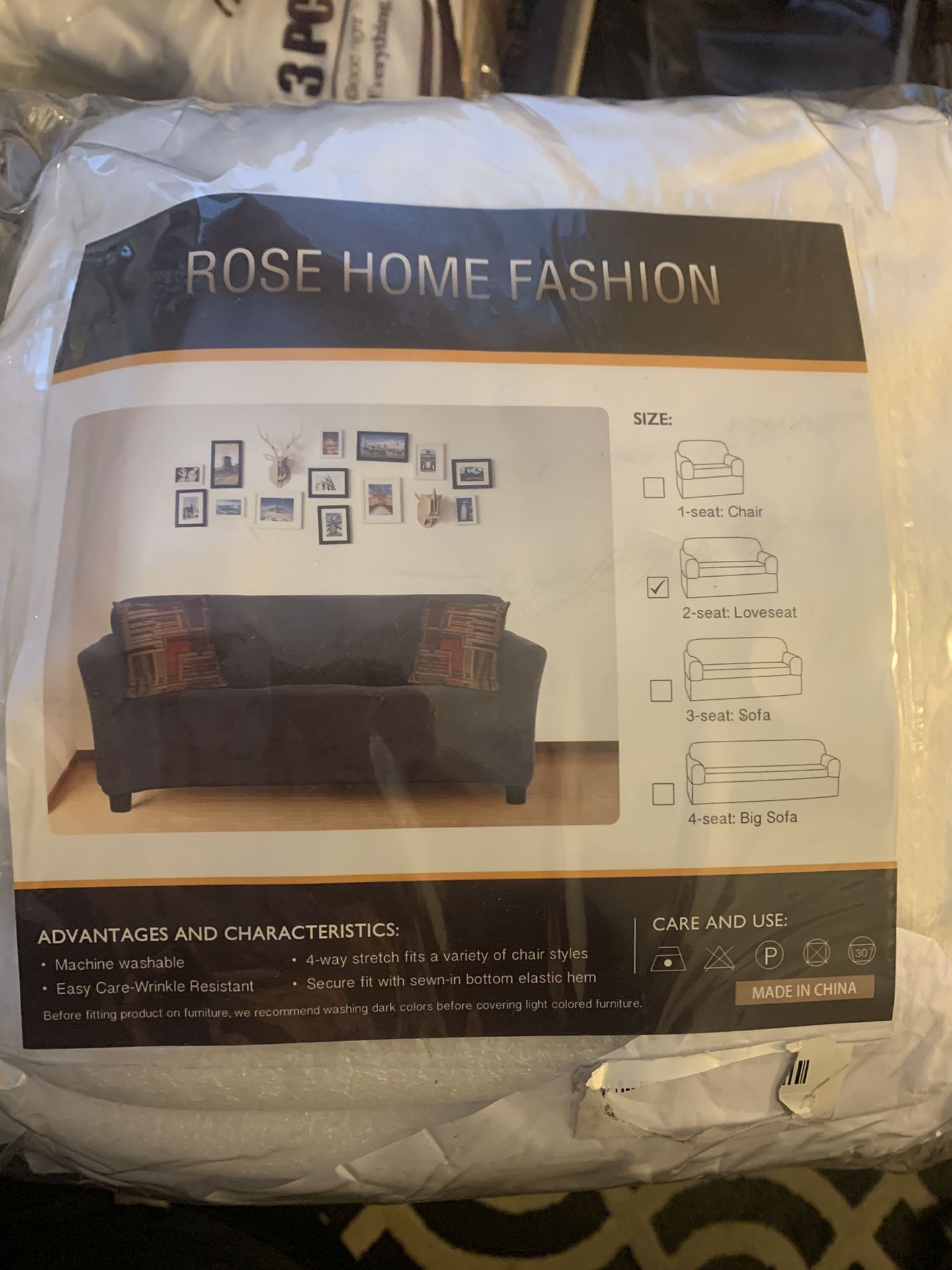 Sofa Loveseat Slip Cover-cream Color-New Super Soft And Stretchy
