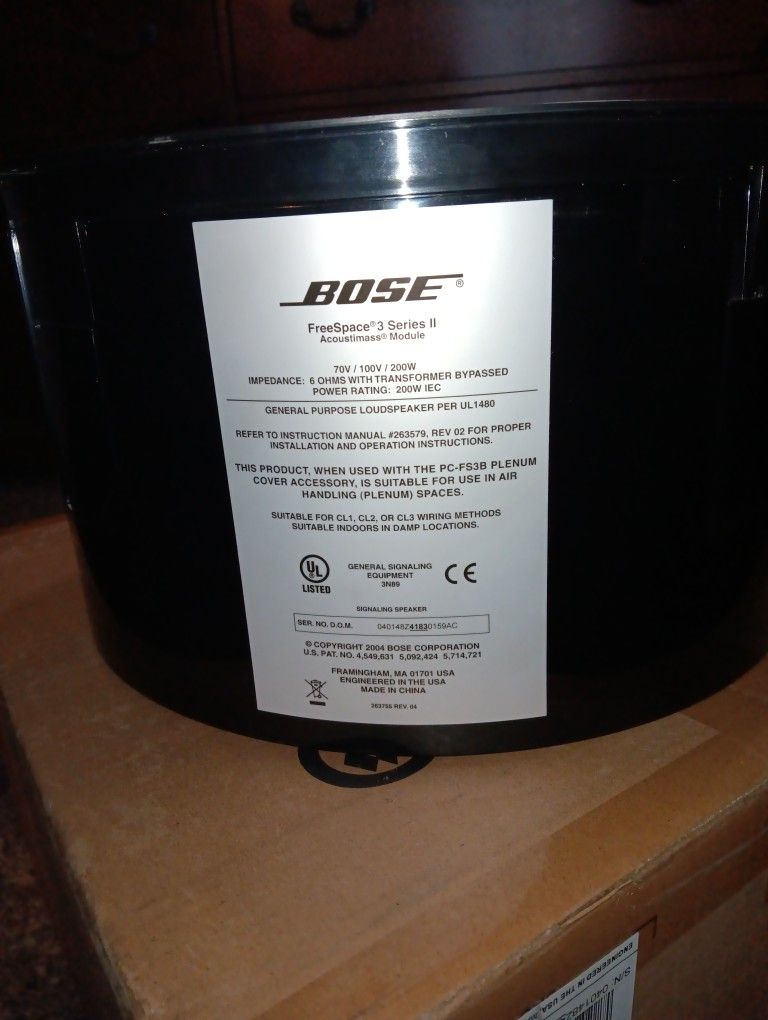 Pro • Bose Free Space 3