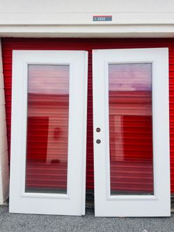 Exterior Hurricane Impact French Door Set 72x79.25 No Frame