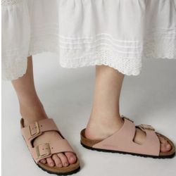 BIRKENSTOCK Arizona Big Buckle Nubuck Leather