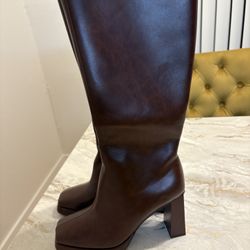 Knee High Heel Boot