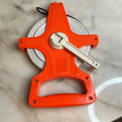 Tape Measure, 1/2" x 164' Open Reel Dual Sided Fiberglass Tape Measure for Engineer, Yard and Field, Measuring Tape