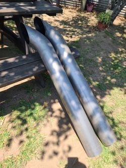 5" exhaust stacks 45" long