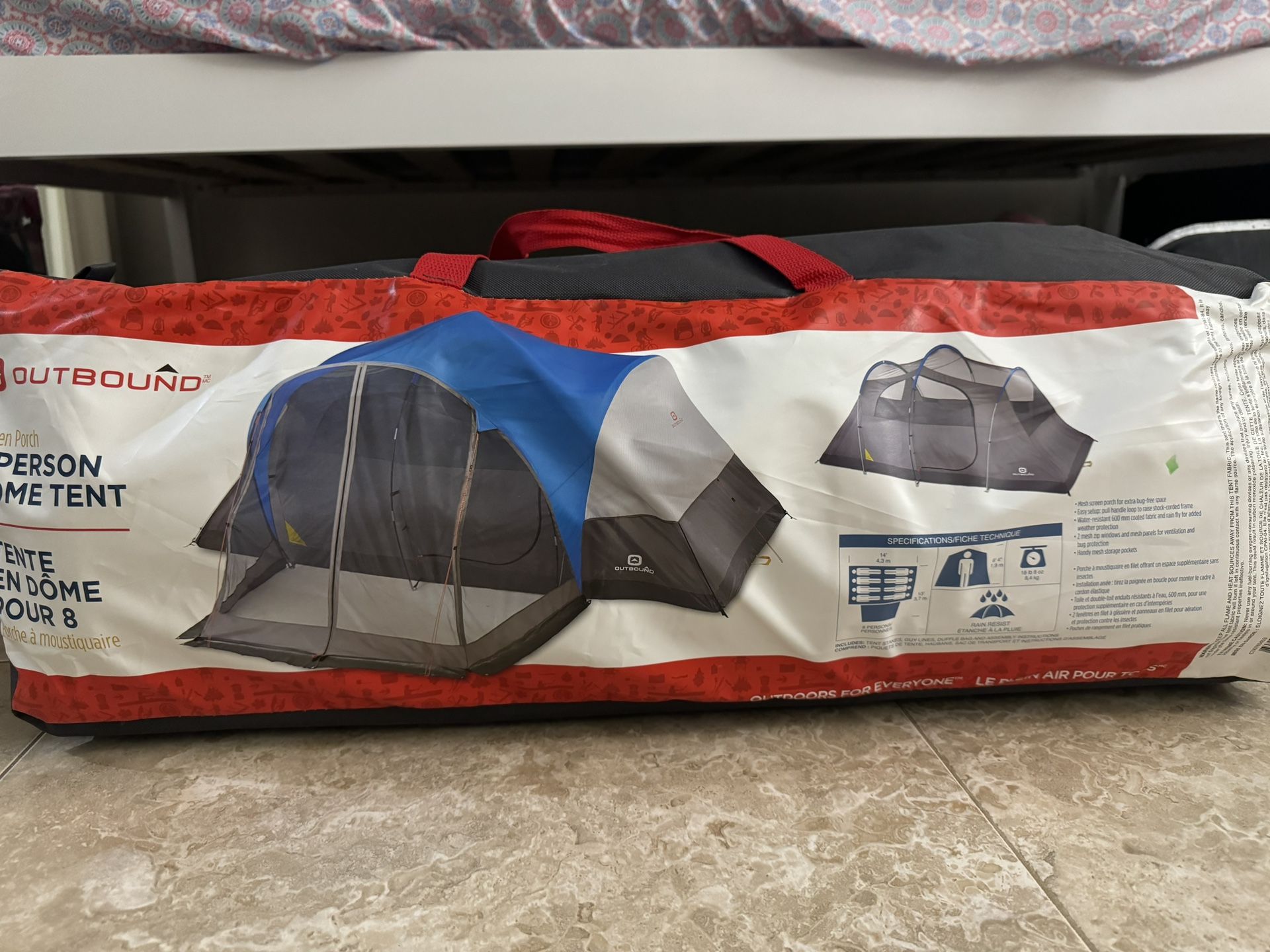 Camping Tent And Sleeping Bag