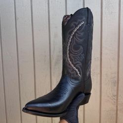 #79 Suavel Style Boot In Black Color, Model 349 - Rinlier