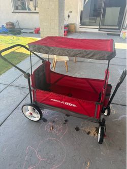Radio flyer 2 seater wagon