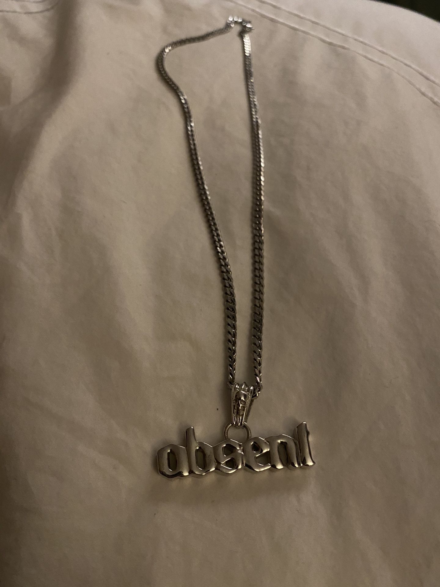 ABSENT x HJ chain and pendant