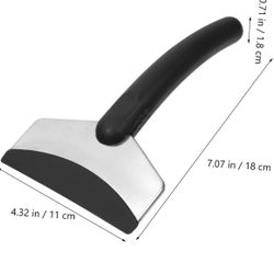 Auto Snow Shovel with Ice Scraper Durable Winter Vehicle Tool for Snow Removal Ergonomic Black Design for and Trucks