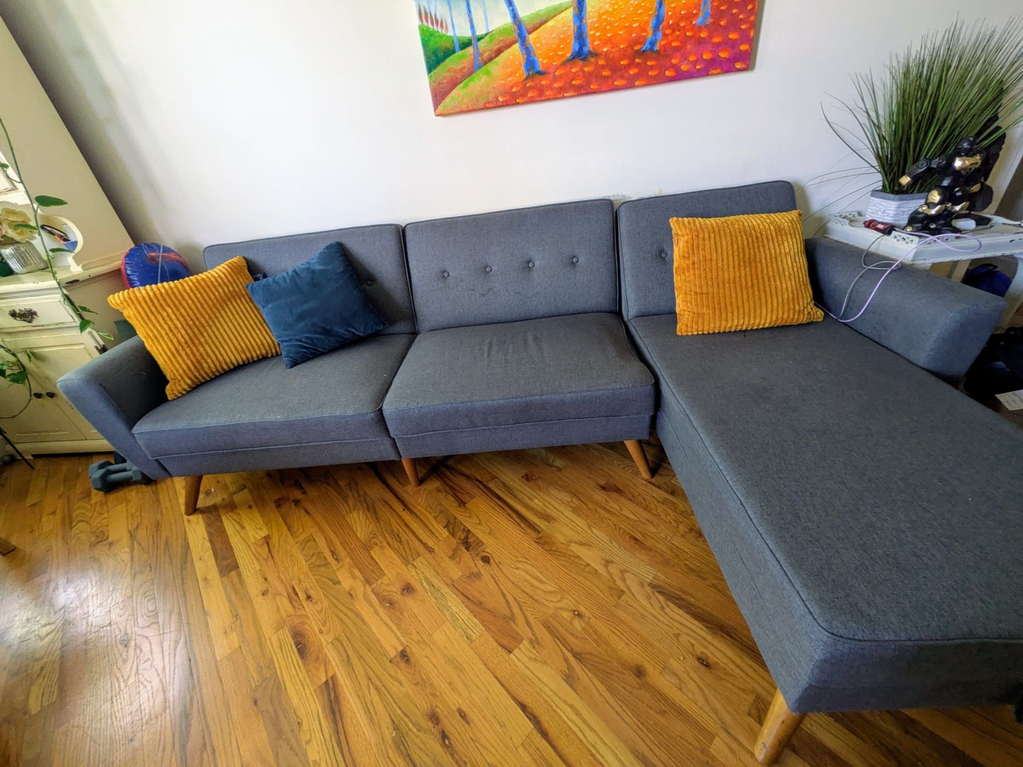 L-shaped Sleeper Sofa For Sale 