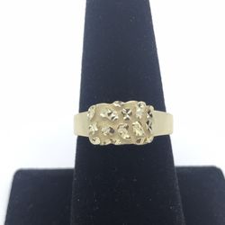 Gold Nugget Ring 