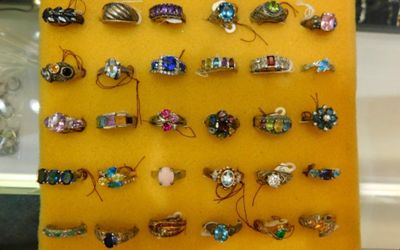 Rare Entire Estate Private Antique Sterling Silver Jewelry Collection