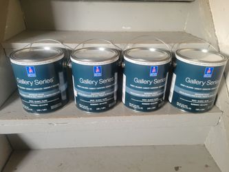 4 gallons of Galary Series Semi Gloss white