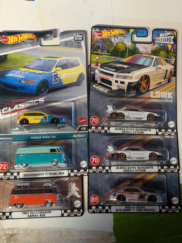 Hot Wheels Premium $20 Each