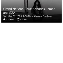 Kendrick Lamar In Vegas 5/31