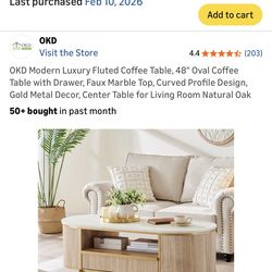 Coffee Table -  Natural Oak