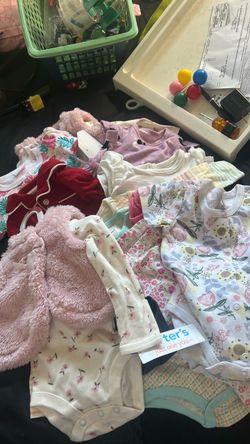 Little Girls clothes size NB -6months