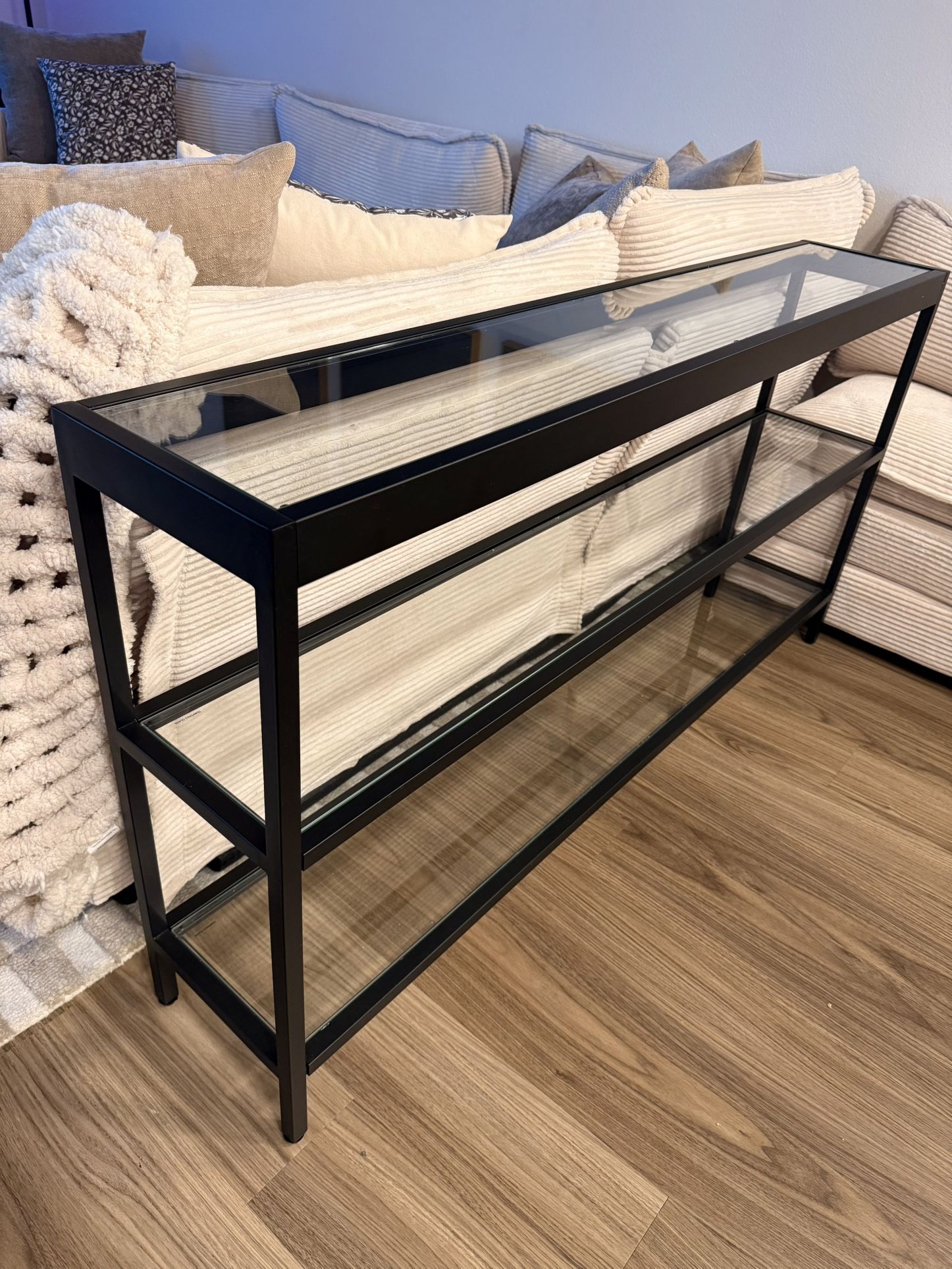Console Table /Entryway Table-Black- 55in”