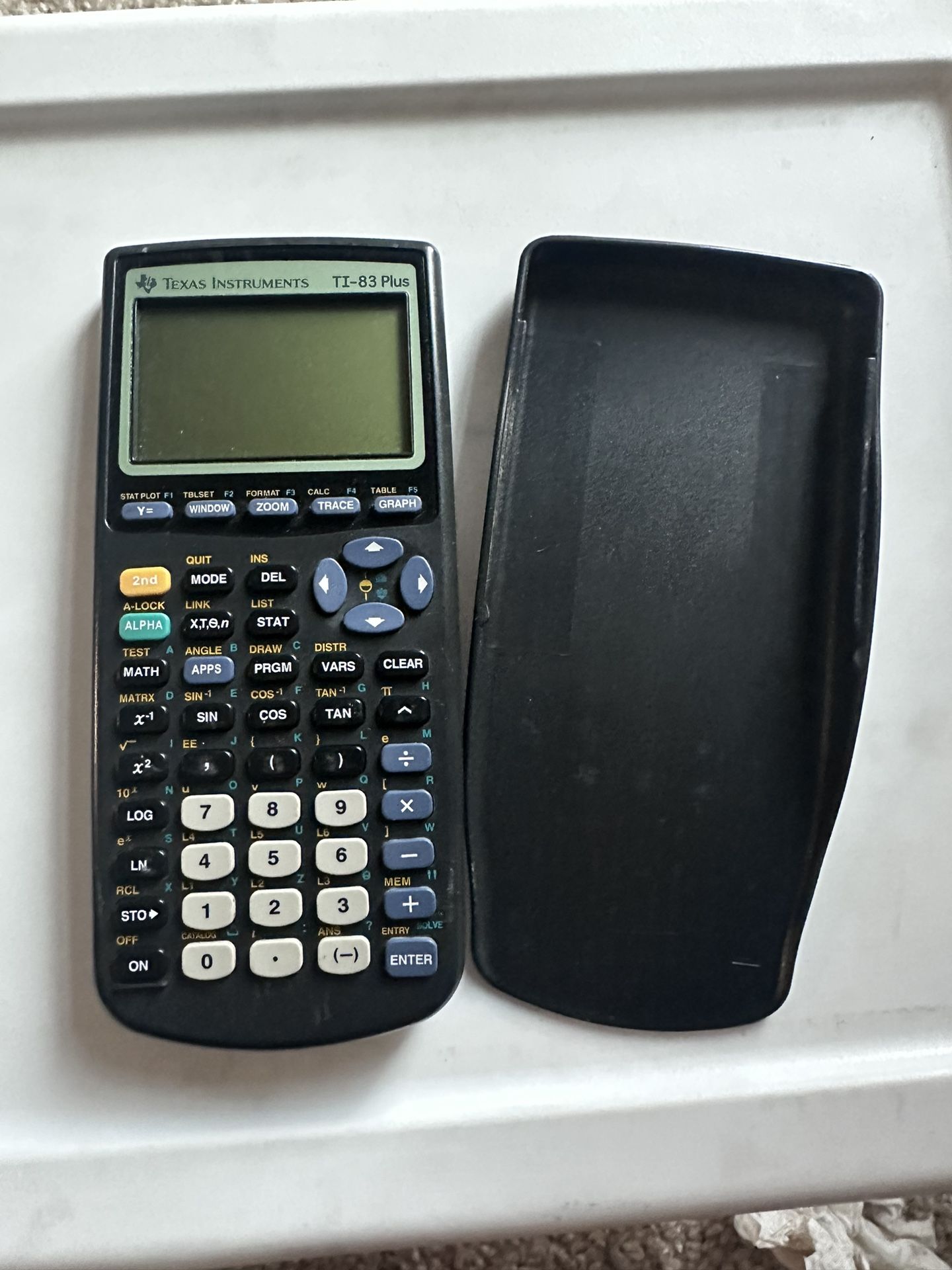 Texas Instruments TI-83 Plus Graphing Calculator with Cover